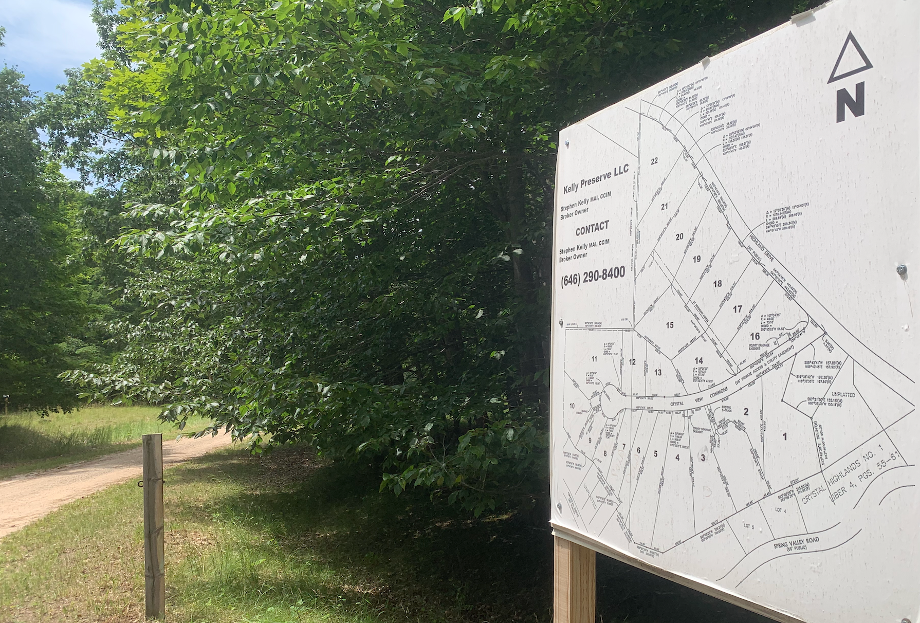 Building lots for sale on the north ridge of Crystal Lake